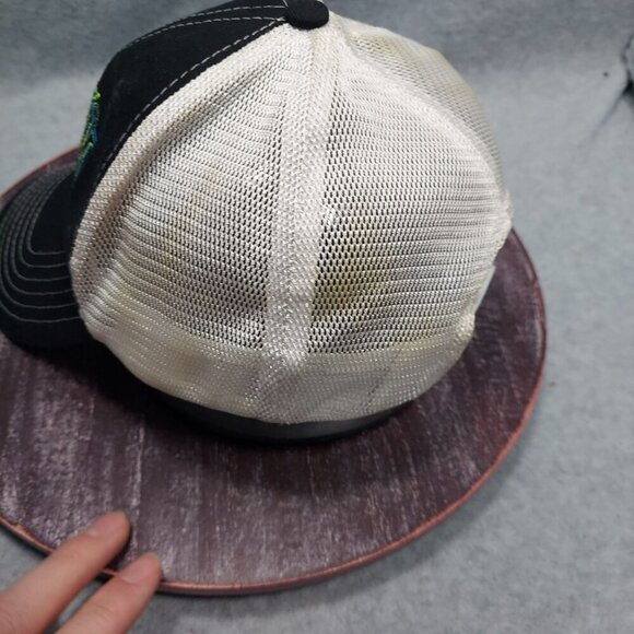 Sierra Nevada Optimum Trucker Hat Black & White Mesh Adjustable Back - Picture 4 of 11